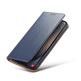 Luxe BoekCover Etui Hoes  voor Samsung Galaxy S26   -  Blauw