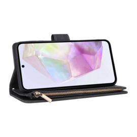 Boek-Cover Portemonnee Etui Hoes voor Samsung Galaxy A16  - A17 - A26     Zwart