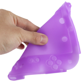 Silicone Bescherm Hoes voor Nintendo 2DS   Paars