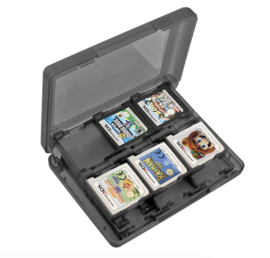 Opberg-Box voor 24 Nintendo 3DS - Dsi - DS Lite Game-Cards. Zwart