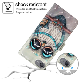 Bescherm-Etui Mapje Hoes voor iPod Touch   - Cartoon Uil