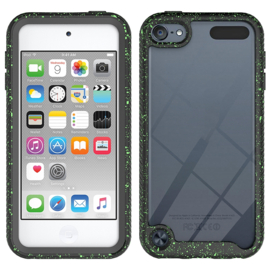Armor-Case Bescherm-Cover Skin Sleeve voor iPod Touch 5G - 6G   Zwart Groen