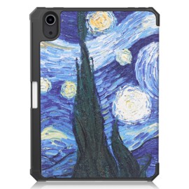 Bescherm-Cover Hoes Map voor iPad Mini 6  -  Mini 7  -   Van Gogh - Sterrenhemel