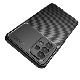 Samsung Galaxy A53   - Carbon TPU Bescherm-Hoes Skin - Zwart