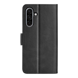 Luxe BoekCover Etui Hoes  voor Samsung Galaxy A36 - A56  - Zwart