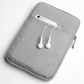 Opberg-Bescherm Etui Pouch Hoes Sleeve voor iPad Mini -  Grijs