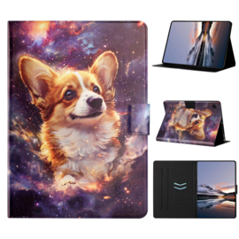 Luxe Bescherm-Etui Hoes Map voor Samsung Galaxy Tab  A9 Plus - A11 Plus - 11"  -   "Corgi"