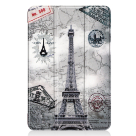 Bescherm-Cover Map Hoes Etui  voor iPad Mini   - Parijs