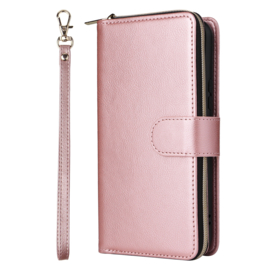 BookCover - 9 Cards - Wallet Etui Hoes voor Samsung Galaxy A34 - 5G   -  Roze