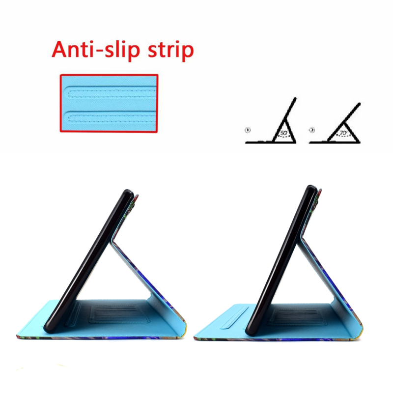 Bescherm-Etui Hoes Map voor Samsung Galaxy Tab A9 Plus - 11 - Sterren-Meisje   Tekening-Stijl