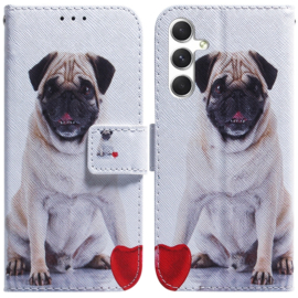BookCover Hoes Etui voor Samsung Galaxy S24   - S25     Mopshond