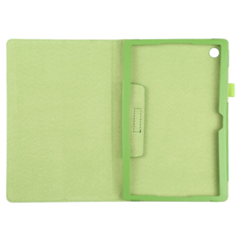 PU Kunstleer-Hoes Map voor Samsung Galaxy Tab A8 10.5  Groen