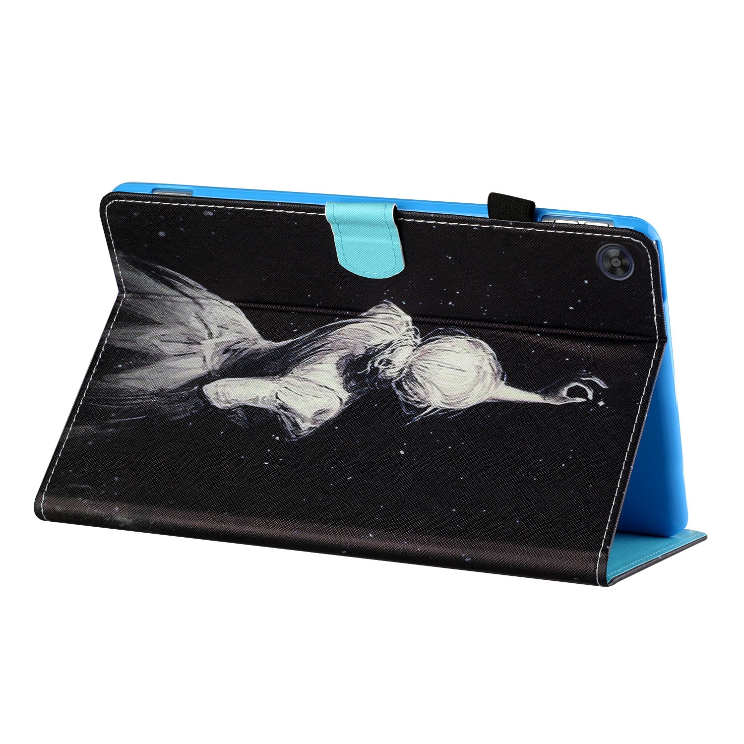 Bescherm-Etui Hoes Map voor Samsung Galaxy Tab A9 Plus - 11 - Sterren-Meisje   Tekening-Stijl