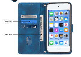 Luxe Bescherm-Etui Hoes voor iPod Touch - 5G 6G 7G  -  Blauw