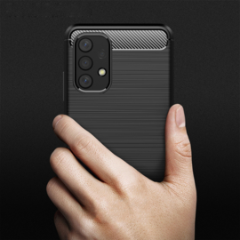 Samsung Galaxy A32 4G - Flex Armor TPU Bescherm-Hoes Skin - Zwart