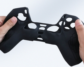 Grip Silicone Hoes / Skin voor Playstation 5 PS5 DualSense Controller   Wit