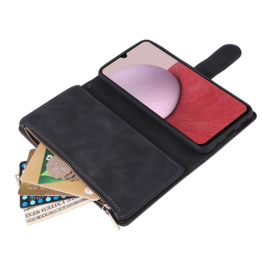 BookCover Wallet Etui voor Samsung Galaxy A14   Zwart