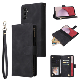 BookCover Wallet Etui voor Samsung Galaxy A14   Zwart