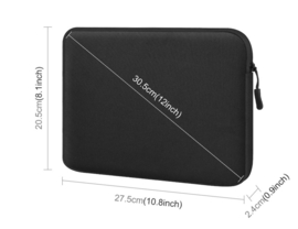 Bescherm-Opberg Hoes Pouch Sleeve voor iPad 10.9 - 2022   Zwart