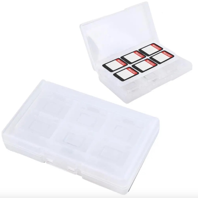 Opberg-Box Doos voor 24 Nintendo Switch Spellen    Wit