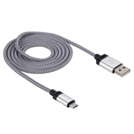 USB 2.0 - Micro USB Oplader en Data Kabel - 1,2 meter