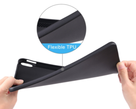 TPU Flex Bescherm- Hoes Cover Skin voor iPad Mini 6  -  Zwart