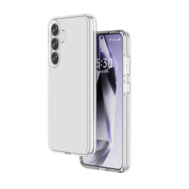 Transparant Hard-Cover Bescherm-Hoes + Screenprotector voor Samsung Galaxy S24 - S25