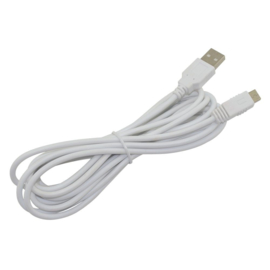 300 cm. USB Kabel - Oplader voor Nintendo Wii U Gamepad