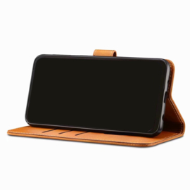 Luxe BoekCover Hoes Etui Mapje voor iPhone 12 - iPhone 12 Pro     Zwart