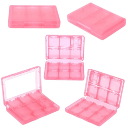 Opberg-Box voor 22 Nintendo 3DS - 2DS - Dsi - DS Lite Game-Cards. Roze