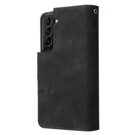 BookCover Wallet Etui voor Samsung Galaxy S22 -  5G    Zwart