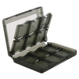 Opberg-Box voor 24 Nintendo 3DS - Dsi - DS Lite Game-Cards. Zwart