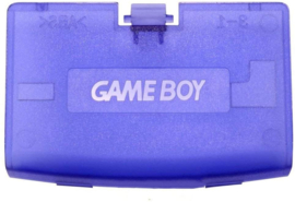 Batterij-Klepje / Cover voor Nintendo Gameboy Advance  Transparant-Paars