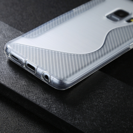Samsung Galaxy S9 - S-Line TPU Bescherm-Hoes Skin - Transparant