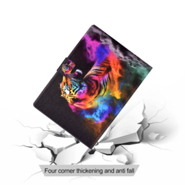 Tijger -   Bescherm-Etui Map Hoes voor  Apple iPad 10 - 11 -  A16 - 10.9