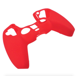 Silicone Hoes / Skin voor Playstation 5 - PS5 Controller   Rood