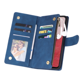 BookCover Wallet Etui voor Samsung Galaxy A14    Blauw