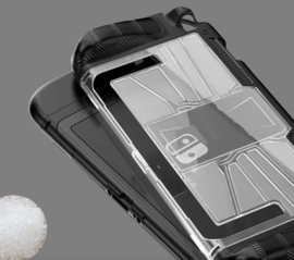Grip TPU Bescherm Hoes Cover voor Nintendo Switch 2 - Zwart