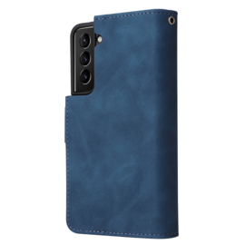 BookCover Wallet Etui voor Samsung Galaxy S22 -  5G    Blauw