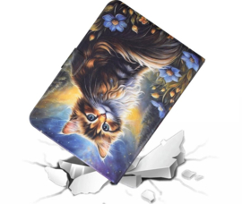 Bescherm-Etui Hoes Map voor Xiaomi Pad 7 - Pad 7 PRO - Pad 8 - Pad 8 Pro  - 11.2" -  Lieve Kat