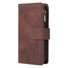 BookCover Wallet Etui voor iPhone 13  - iPhone 14   Bruin