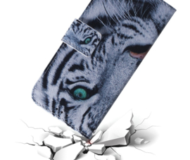 BookCover Hoes Etui voor Samsung Galaxy S23 5G  -  Tijger