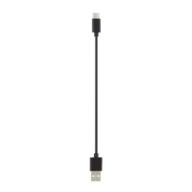 USB C Oplader en Data USB Kabel voor iPhone   Serie  22cm. Zwart