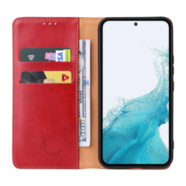 Luxe BookCover Hoes Etui voor Samsung Galaxy A54    Rood