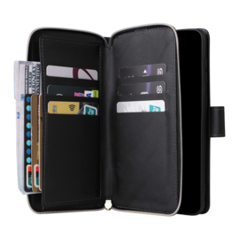 BookCover - 9 Cards - Wallet Etui Hoes voor Samsung Galaxy A53   -  Zwart