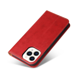 Luxe BookCover Hoes Etui voor iPhone 15  PRO MAX   Rood