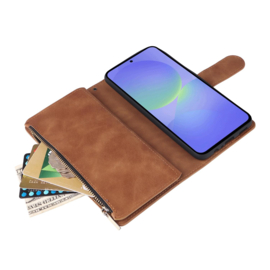Boek-Cover Portemonnee Etui Hoes voor Samsung Galaxy A37 - A36  -  A56   -  Beige