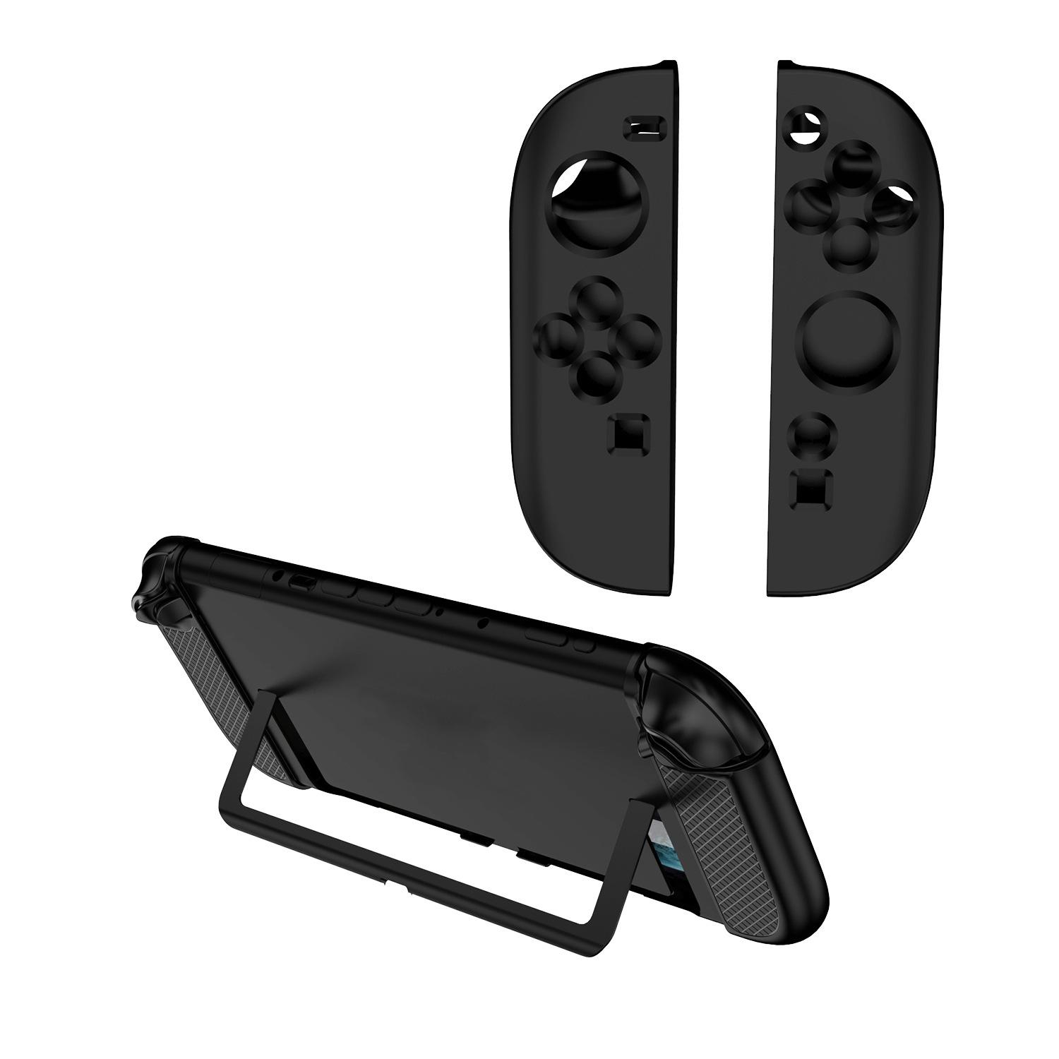 TPU Silicone Hoes / Skin voor Nintendo Switch 2 Joy-Con Controllers  -   Zwart