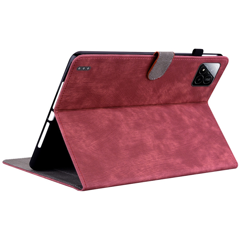 Luxe Bescherm-Etui Hoes Map voor Xiaomi Pad 7  -  7 PRO   -    " Cute Cat "  Rood