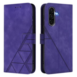 Hoes - Etui - Tas voor Samsung Galaxy A36 - A56  - Met Schouder - Draagkoord -  Paars